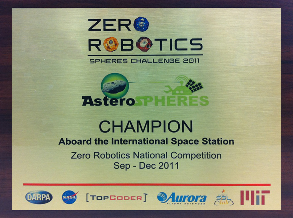 Storming Robots | MIT/NASA ZeroRobotics HS Competition
